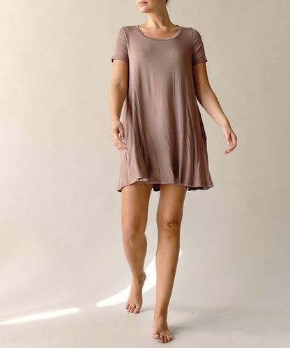 Cooling Bamboo Classic Short Sleeve Nightgown