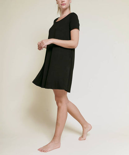 Cooling Bamboo Classic Short Sleeve Nightgown