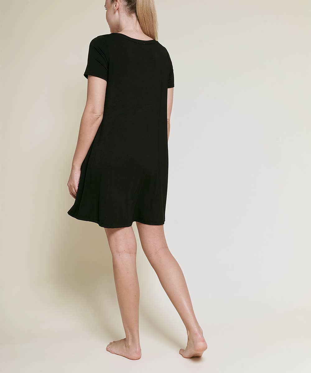 Cooling Bamboo Classic Short Sleeve Nightgown