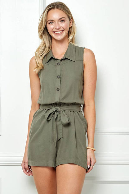 Breeze Button-Up Romper