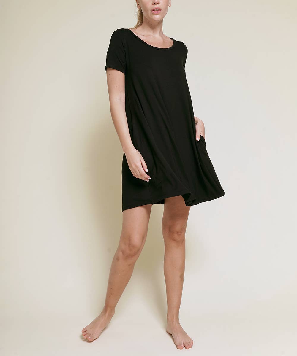 Cooling Bamboo Classic Short Sleeve Nightgown